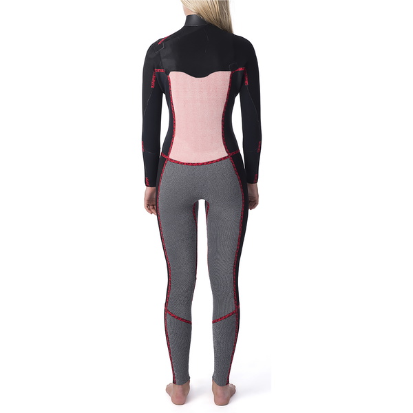2020 Muta Da Donna Rip Curl Dawn Patrol 5/3mm Chest Zip Nero Wsm9as